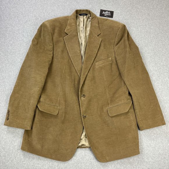 Brooks Brothers Other - Brooks Brothers Corduroy Blazer Mens 48L Long Brown Two Button Sport Coat Jacket